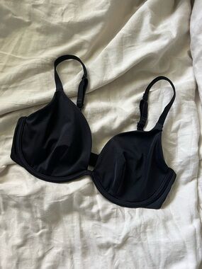 Black CUUP The Plunge Swim Top Size 34DD/34E
